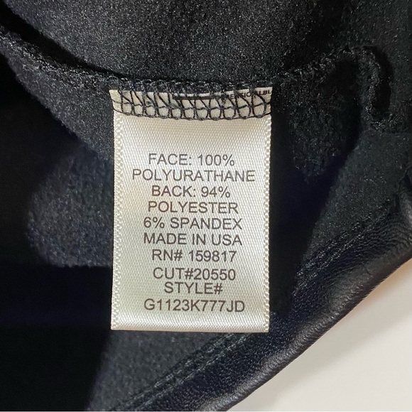 Altar'd State Black Faux Leather Pencil Mini Skirt - Picture 4 of 5